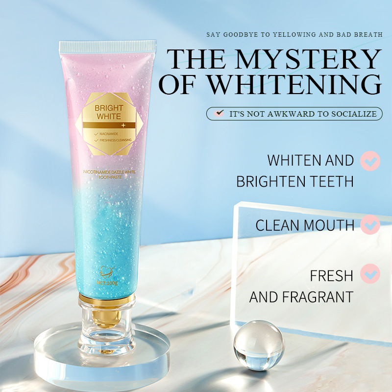 Teeth Whitening Treatment - Dazzling white toothpaste cleans teeth, removes