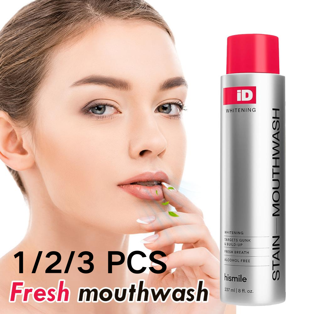 Teeth Whitening Oil Pulling - Natural Peppermint Oil Oral Rinse Alcohol-Free