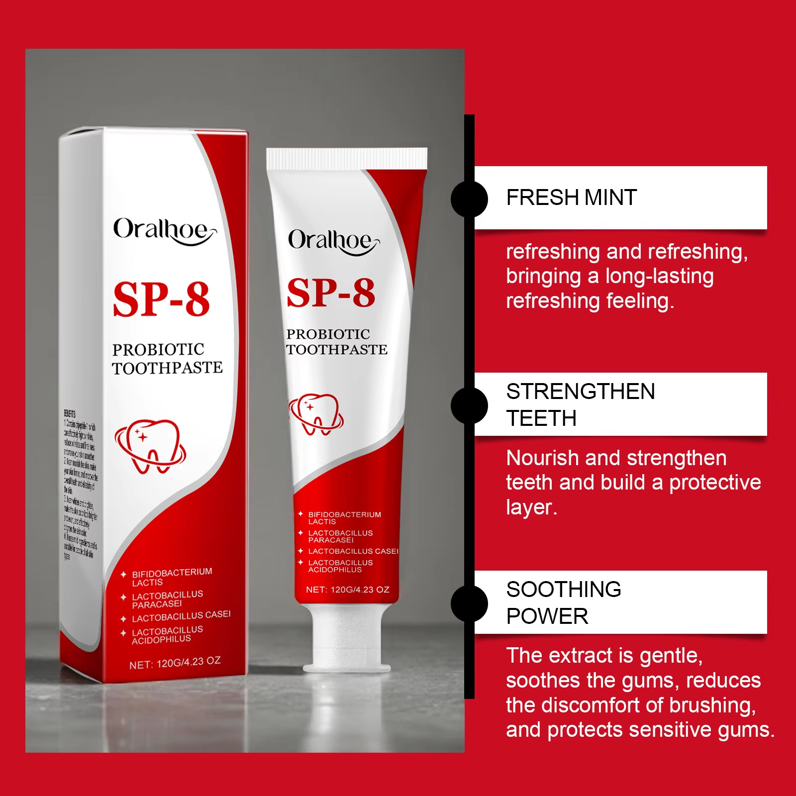 Sp-8 Probiotic Toothpaste Brig - Teeth Whitening Treatment review and price