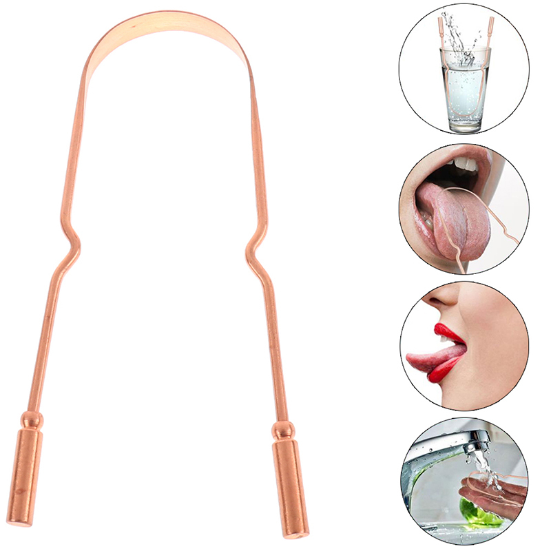 1Pc Pure Copper Tongue Scraper - Tongue Scraper Metal review and price