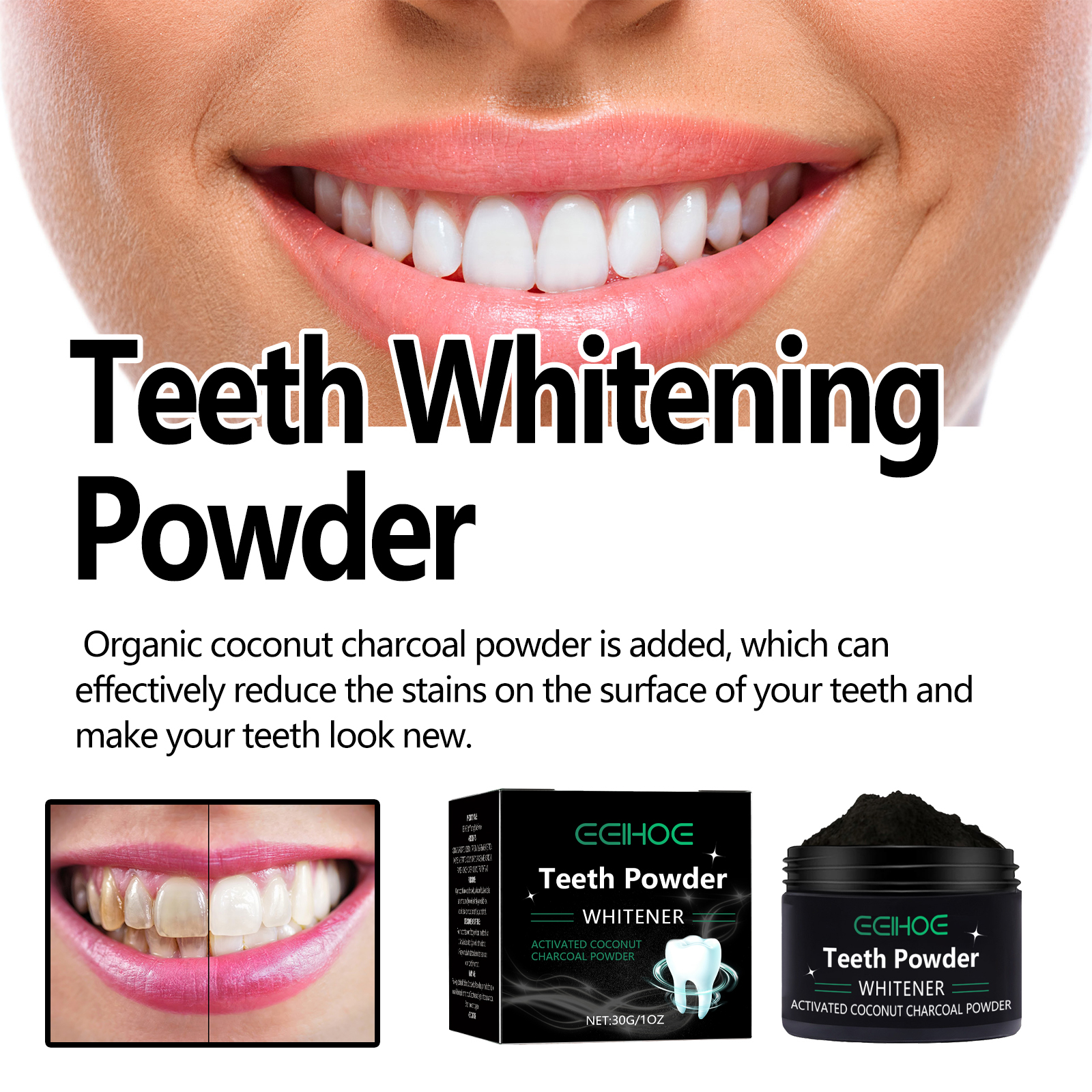Teeth Whitening Powder Natural - Whitening Powder Activated review and price