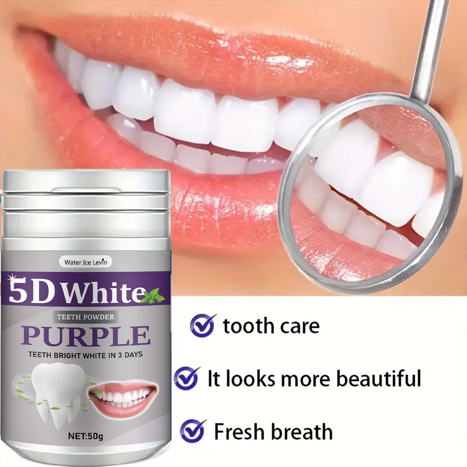 Teeth Whitening Powder 50g for - Teeth Whitening Oil Pulling review and price