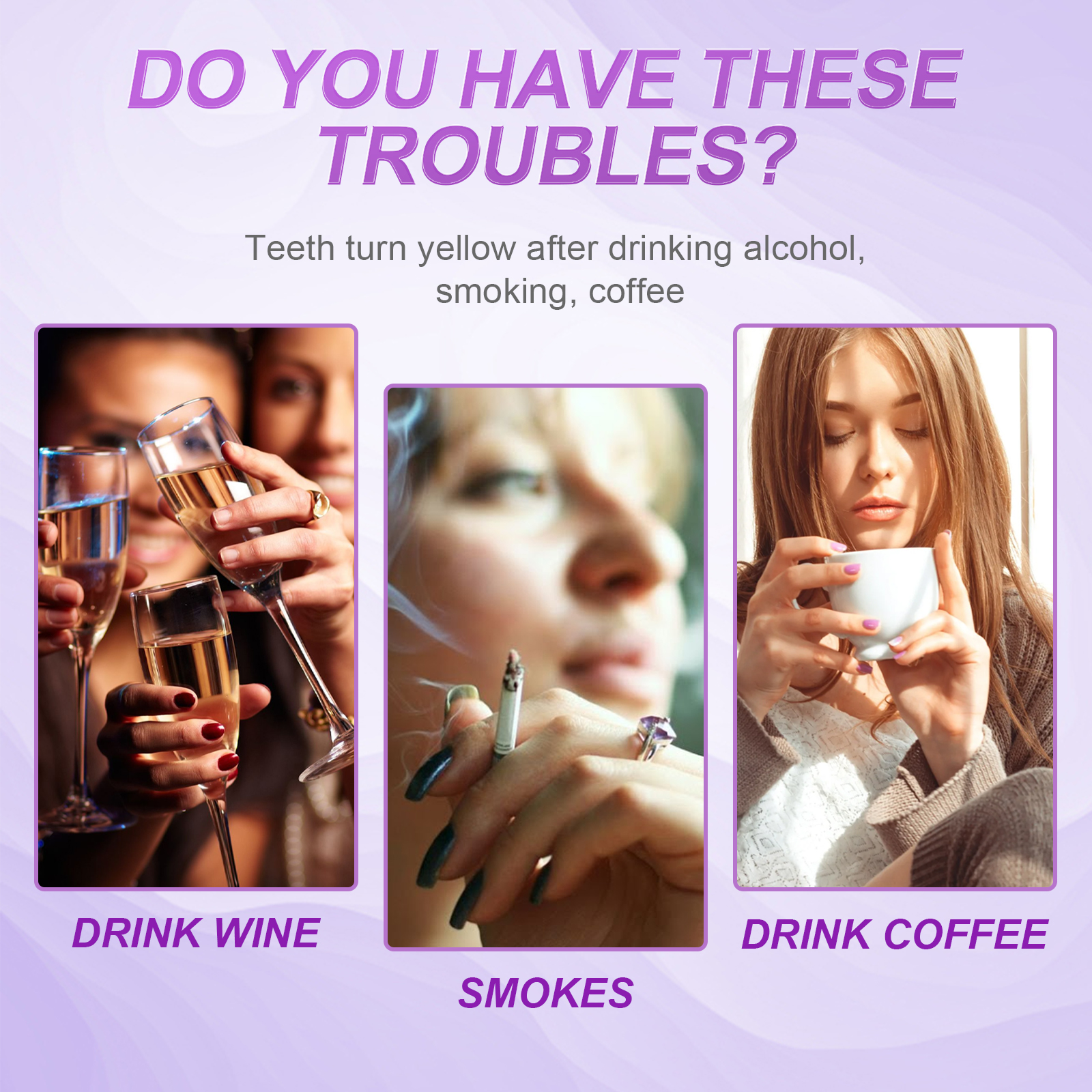 Purple Teeth Whitening Strips  - Teeth Whitening Oil Pulling review and price