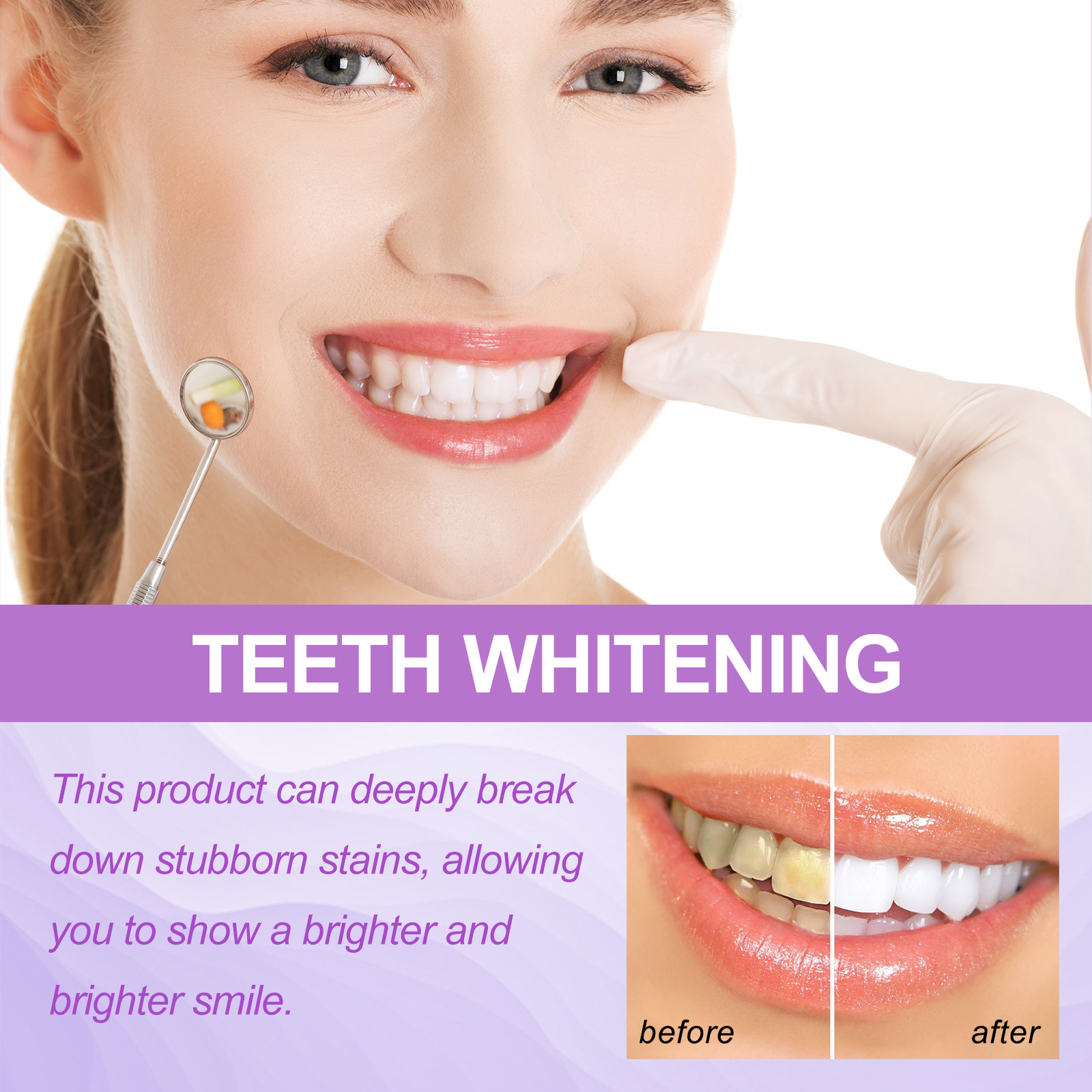 Purple Teeth Whitening Strips  - Teeth Whitening Oil Pulling review and price
