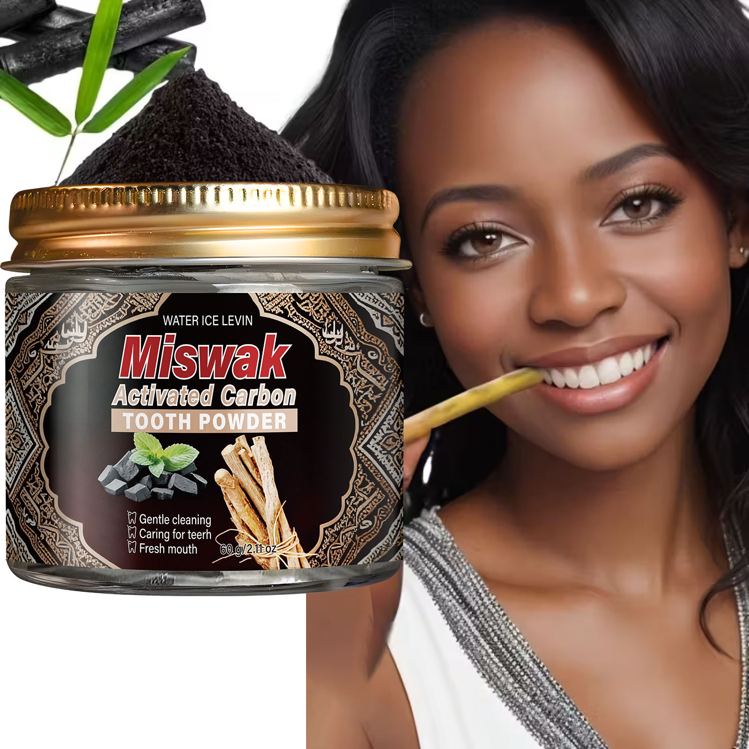 Activated Charcoal & Miswak To - Whitening Powder Activated review and price