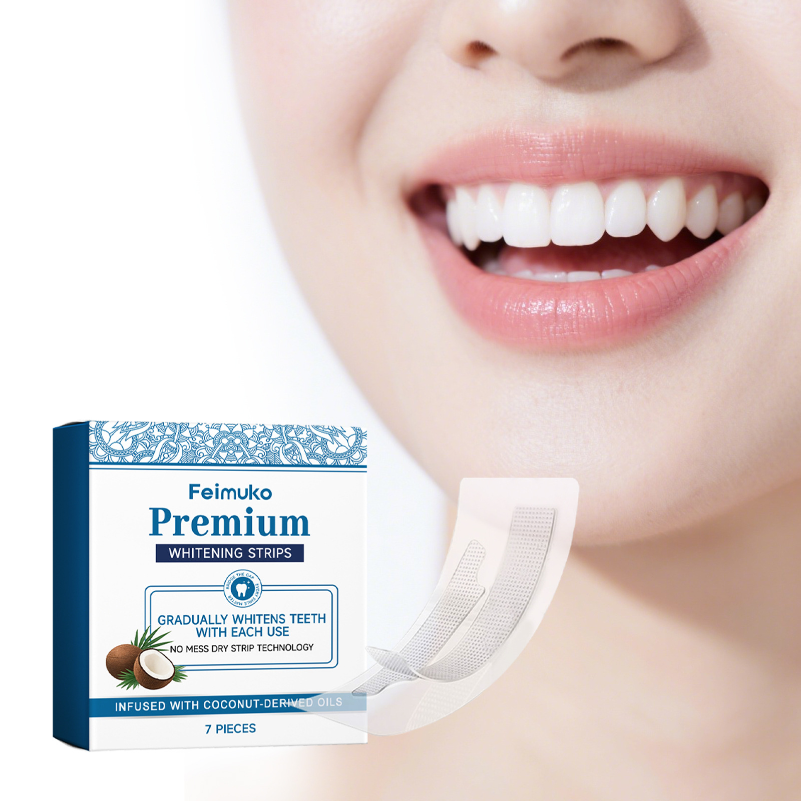 Feimuko Coconut Oil Teeth Whit - Teeth Whitening Oil Pulling review and price
