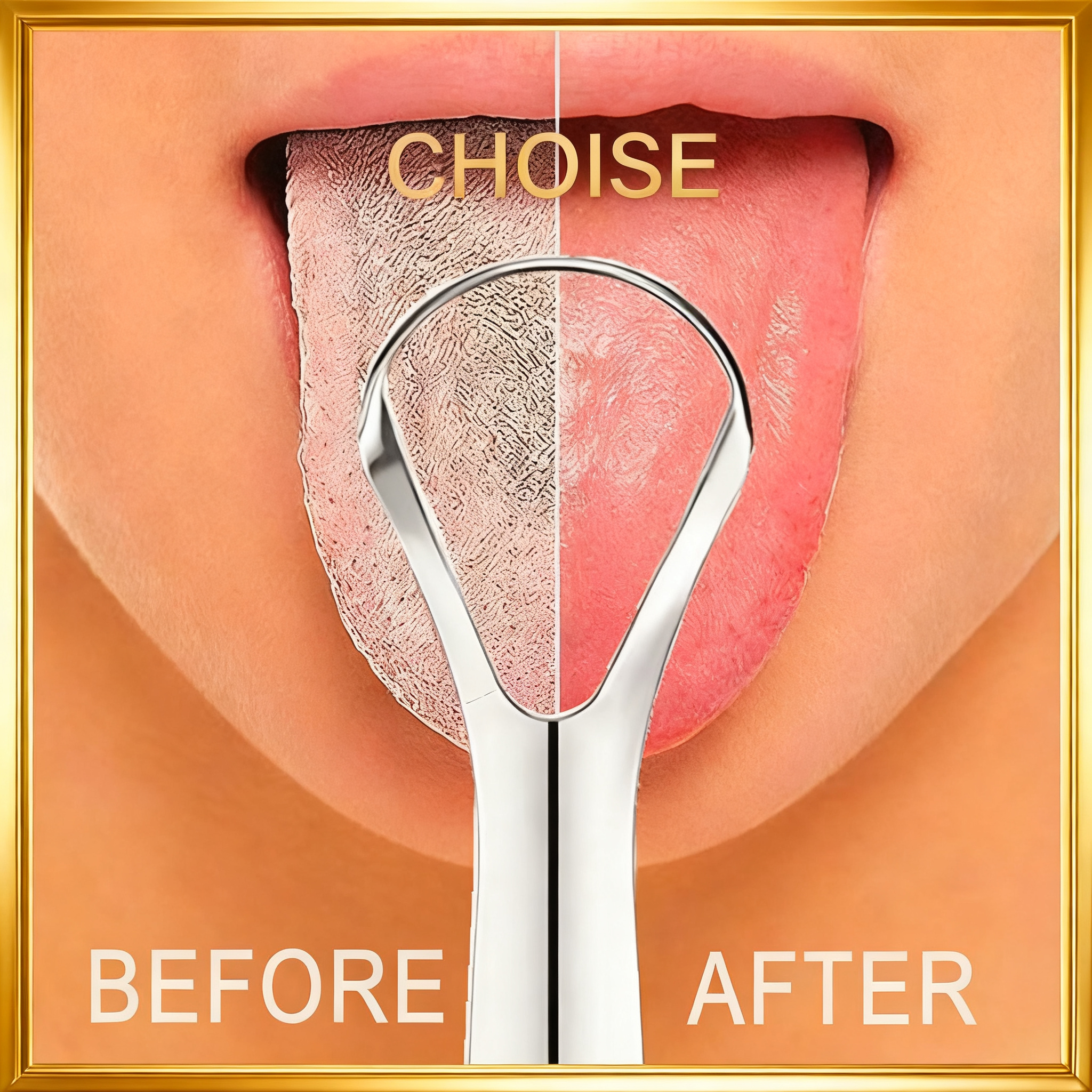 1Pc Portable Single Layer Tong - Tongue Scraper Metal review and price