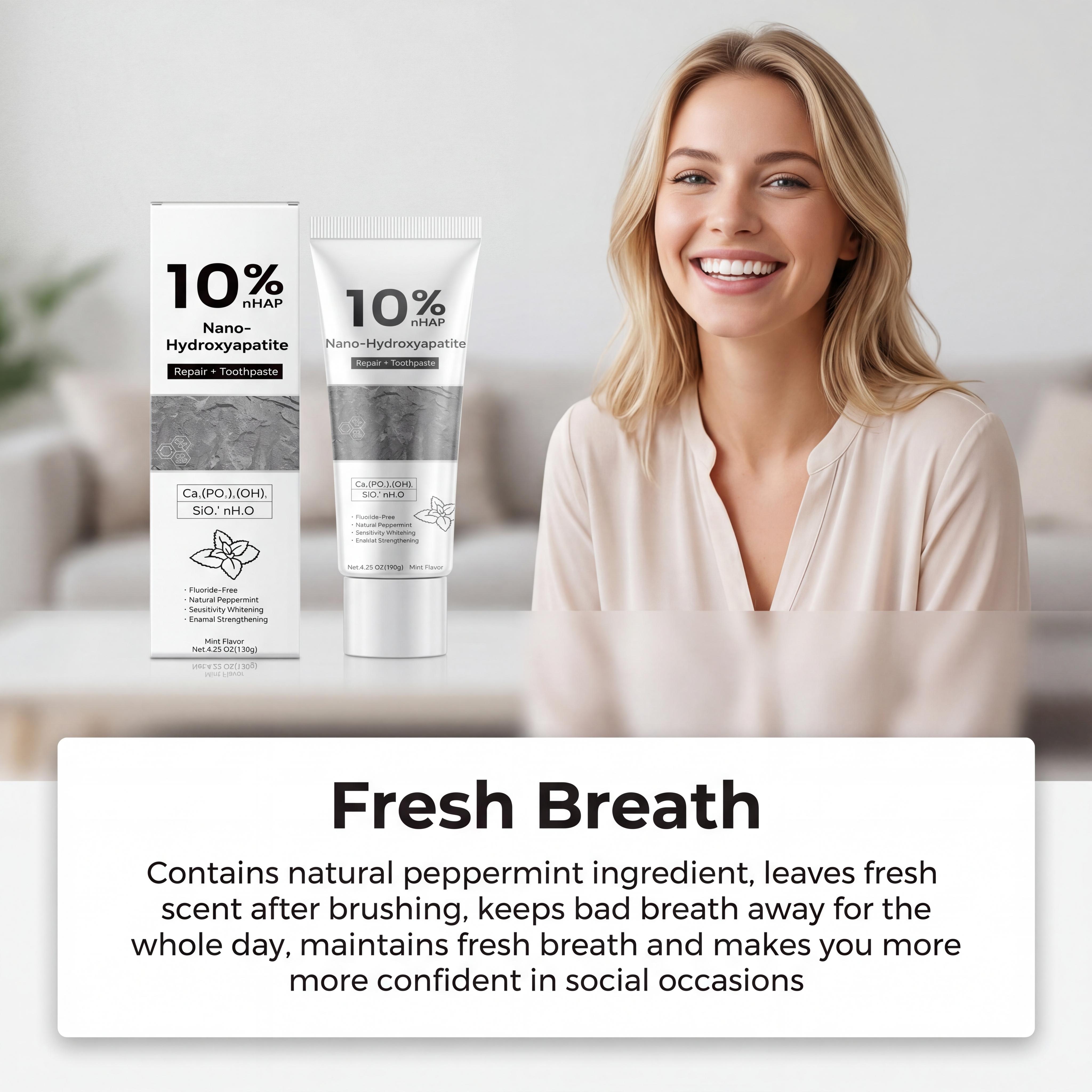 Nano-Hydroxyapatite Toothpaste - Teeth Whitening Treatment review and price