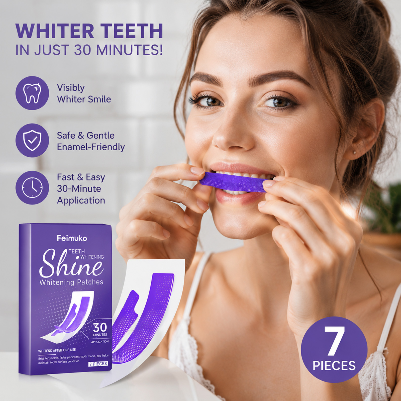 30Mins Teeth Whitening Strips  - Teeth Whitening Treatment review and price