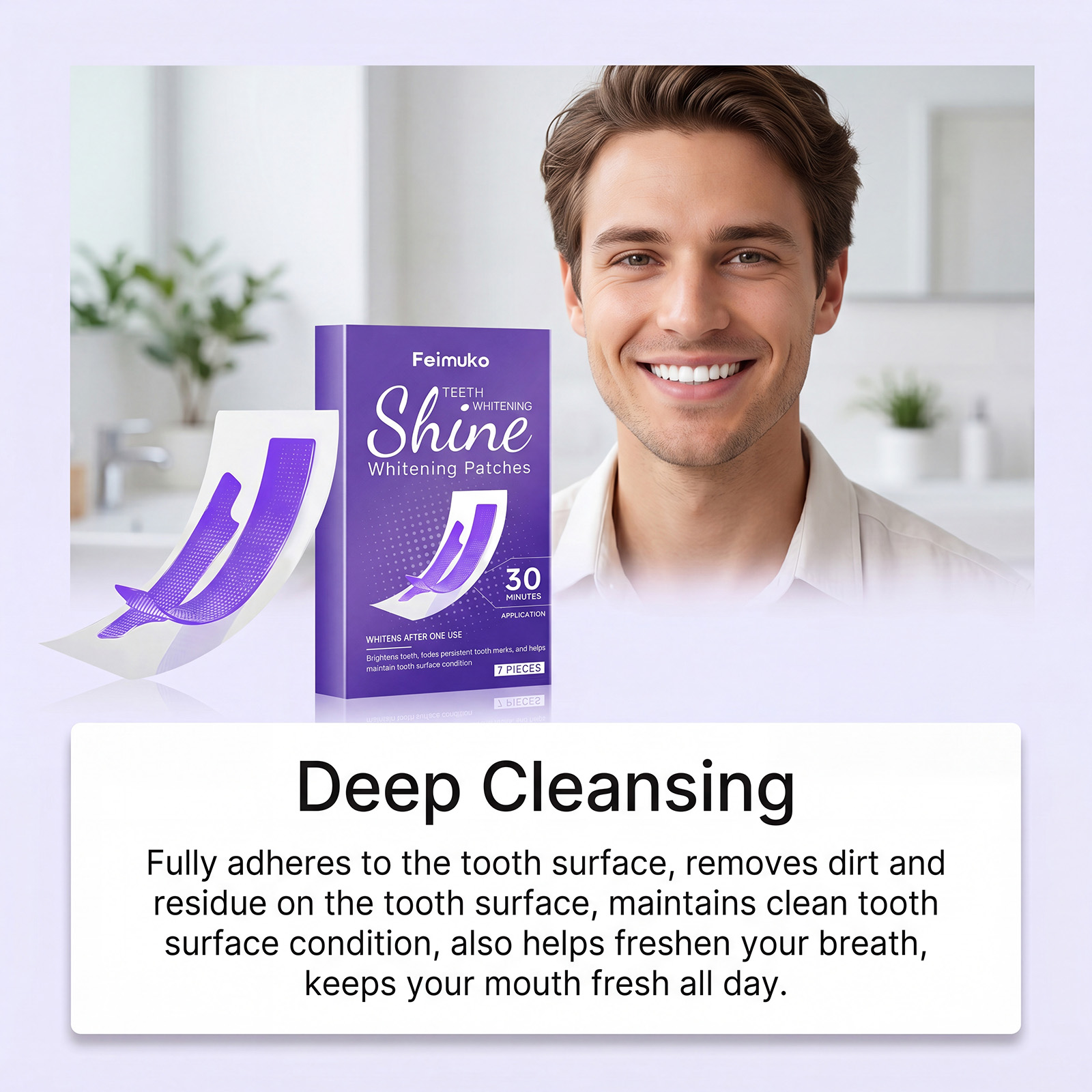 30Mins Teeth Whitening Strips  - Teeth Whitening Treatment review and price