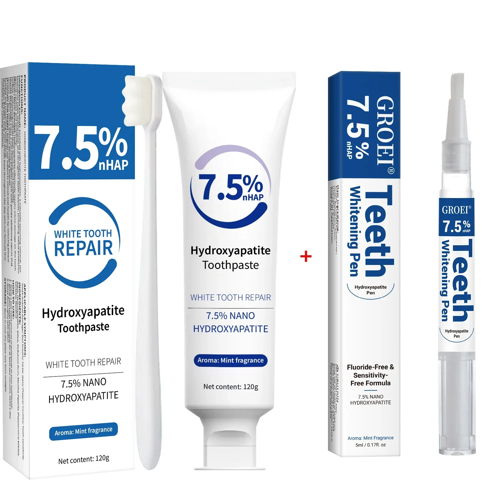 Toothpaste & Whitening Pen Kit - Teeth Whitening Treatment review and price