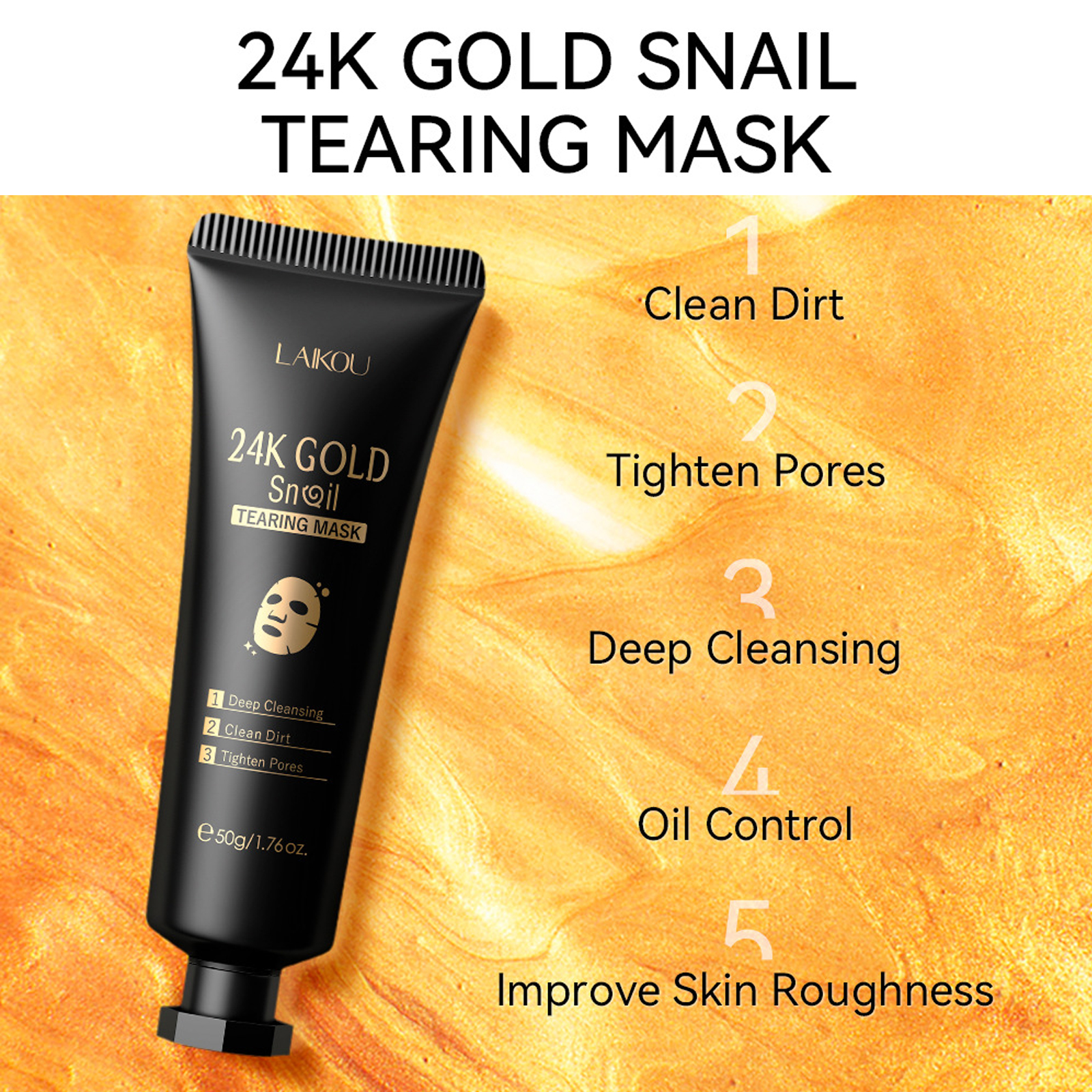 24K Gold Collagen Active Face  - Whitening Powder Activated review and price