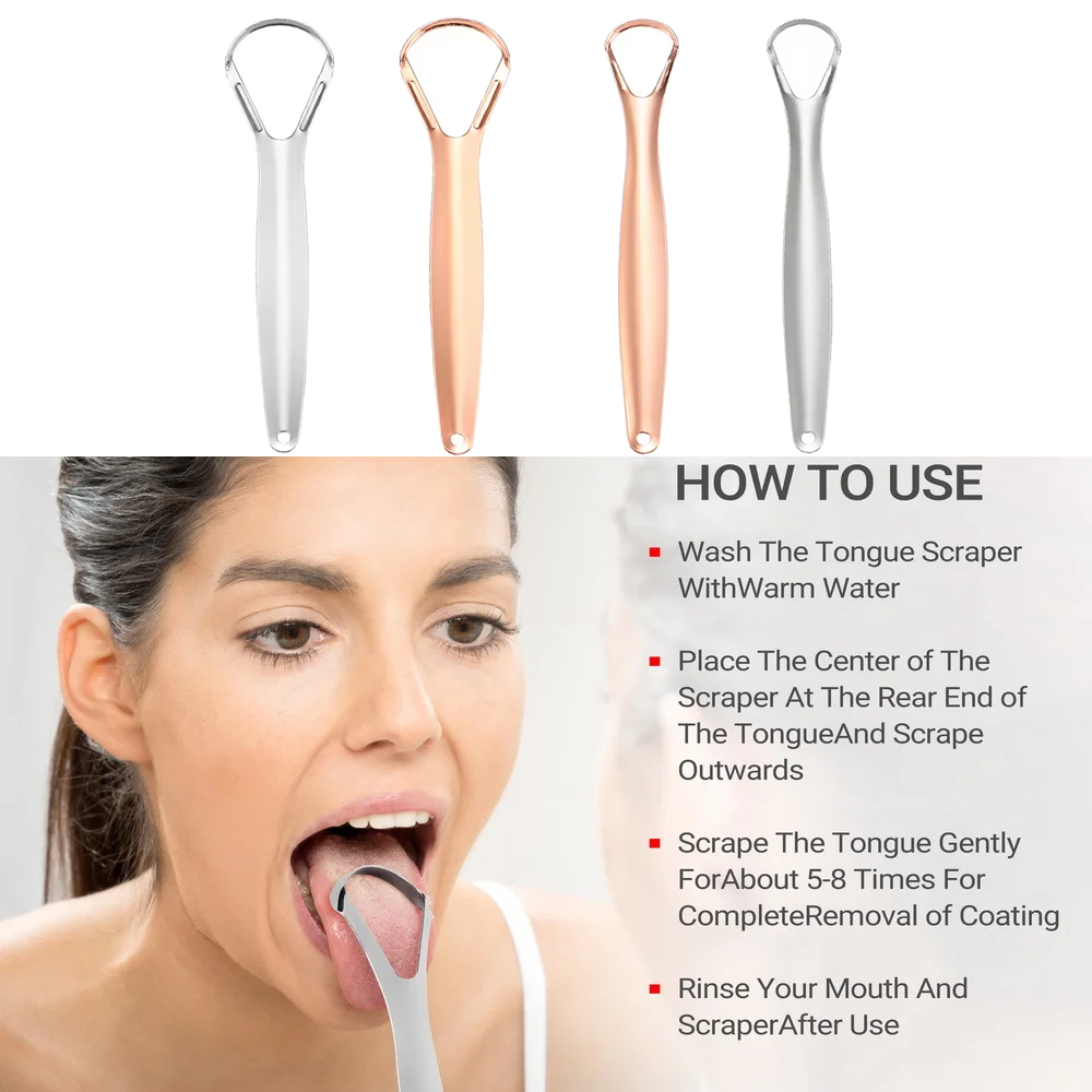 Stainless Steel Tongue Scraper - Tongue Scraper Metal review and price