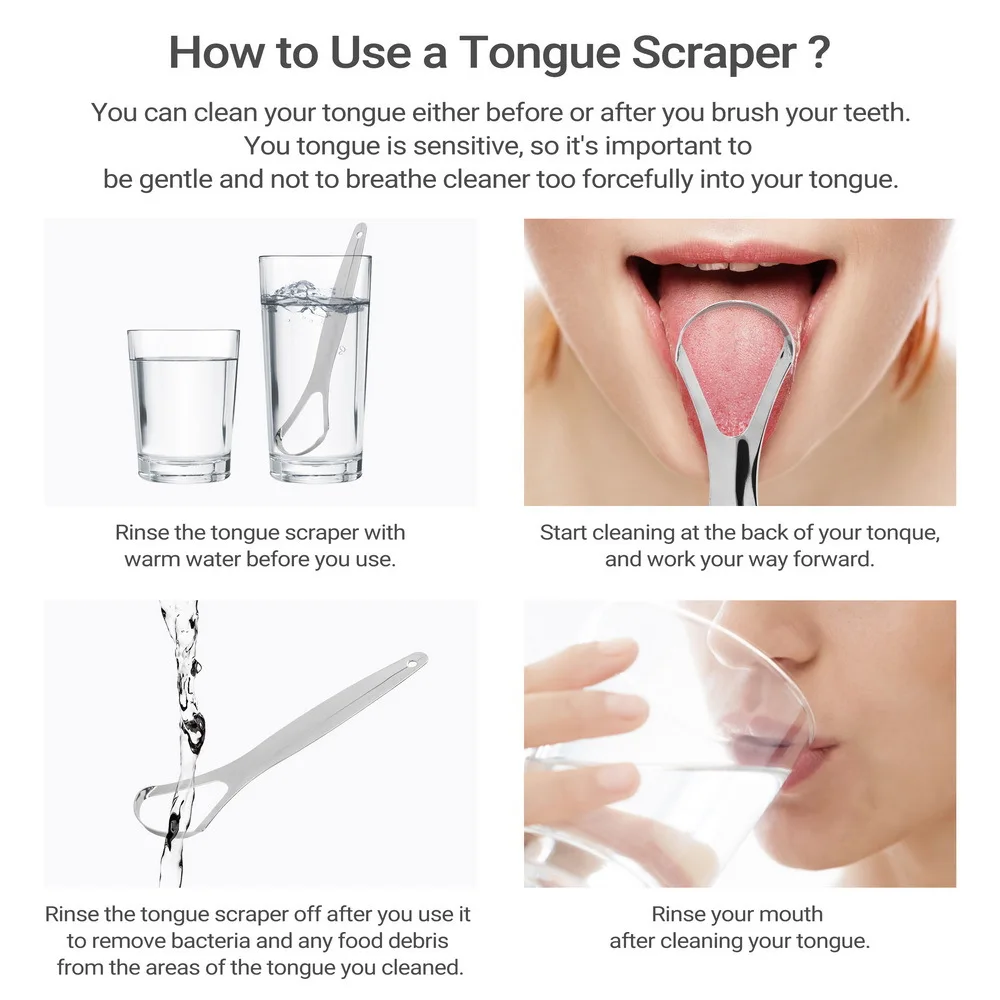 Stainless Steel Tongue Scraper - Tongue Scraper Metal review and price