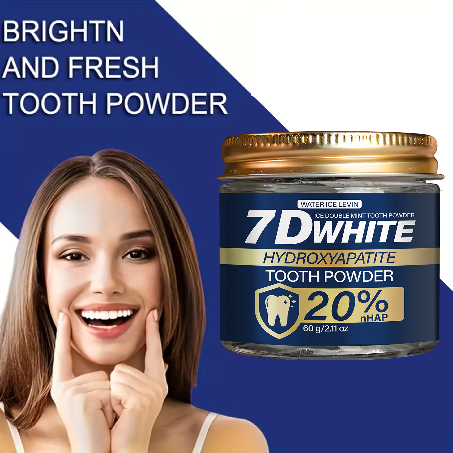 Hydroxyapatite Tooth Powder 60 - Teeth Whitening Oil Pulling review and price