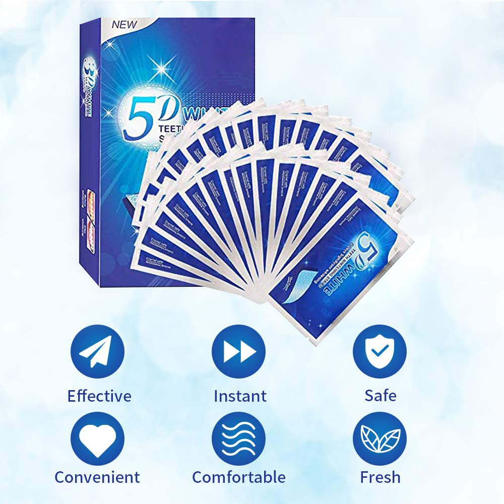 5D White Teeth Whitening Strip - Teeth Whitening Doctor review and price