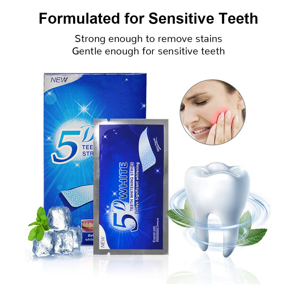 5D White Teeth Whitening Strip - Teeth Whitening Doctor review and price