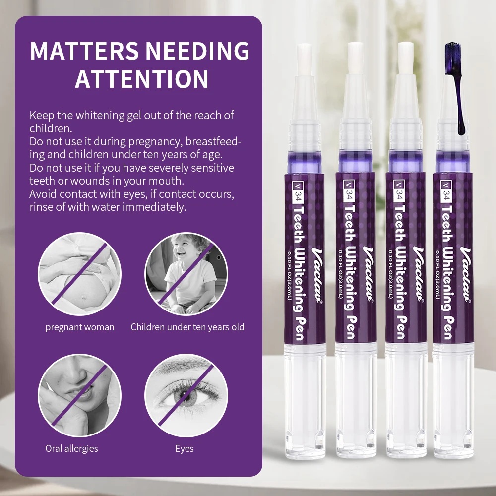 Vaclav V34 Purple teeth whiten - Teeth Whitening Doctor review and price