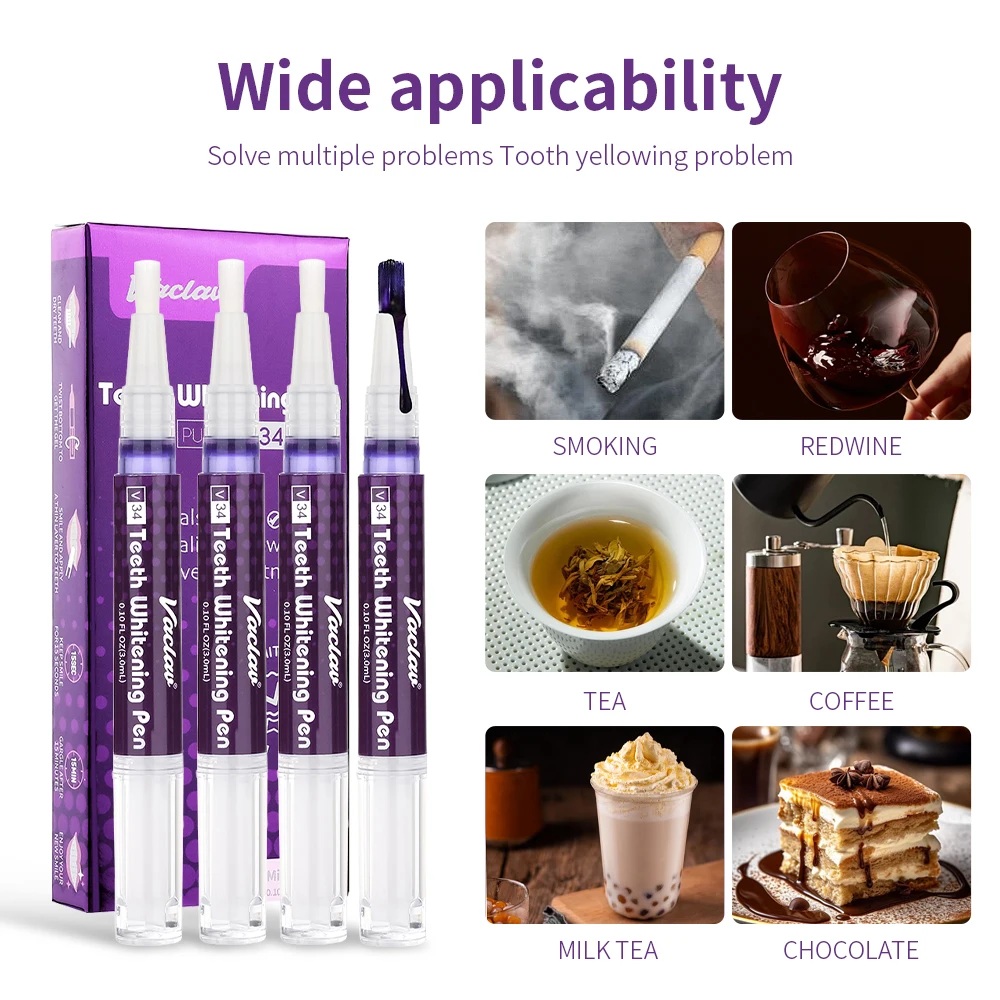 Vaclav V34 Purple teeth whiten - Teeth Whitening Doctor review and price